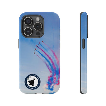 Red Arrows Formation Flourish - iPhone Tough Case