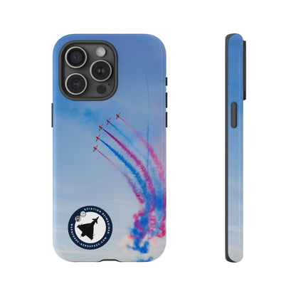 Red Arrows Formation Flourish - iPhone Tough Case