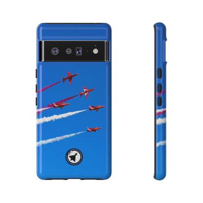 Red Arrows Hawk jets display aviation photo Google Pixel tough phone case – view 8