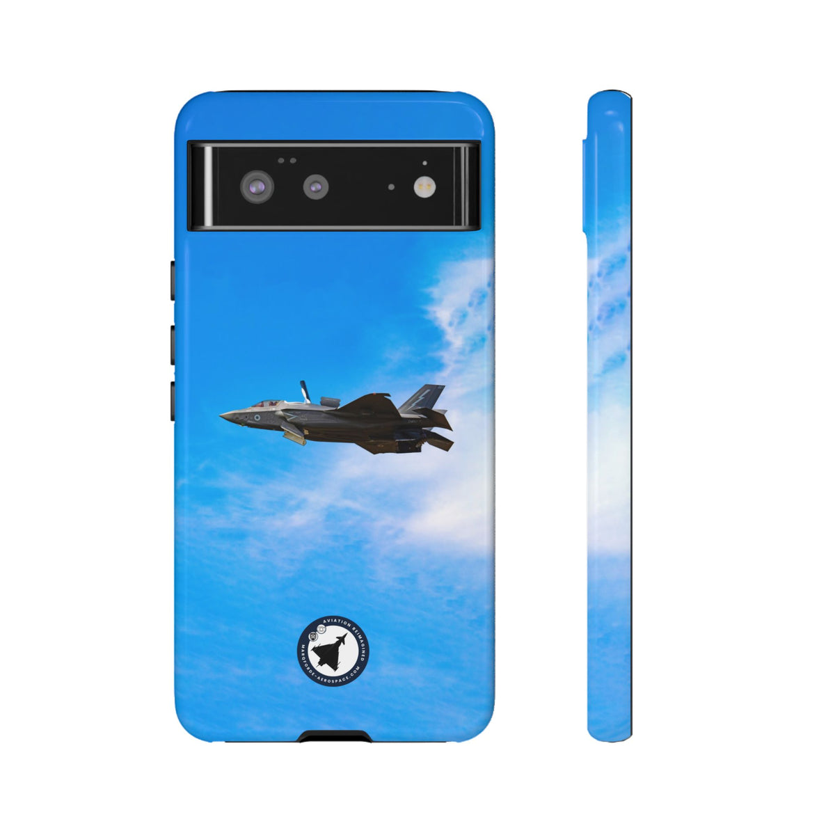 RAF F-35B Lightning hovering at RIAT aviation photo Google Pixel tough phone case – view 7
