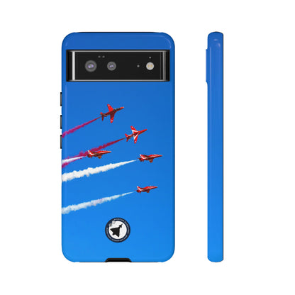 Red Arrows Hawk jets display aviation photo Google Pixel tough phone case – view 7