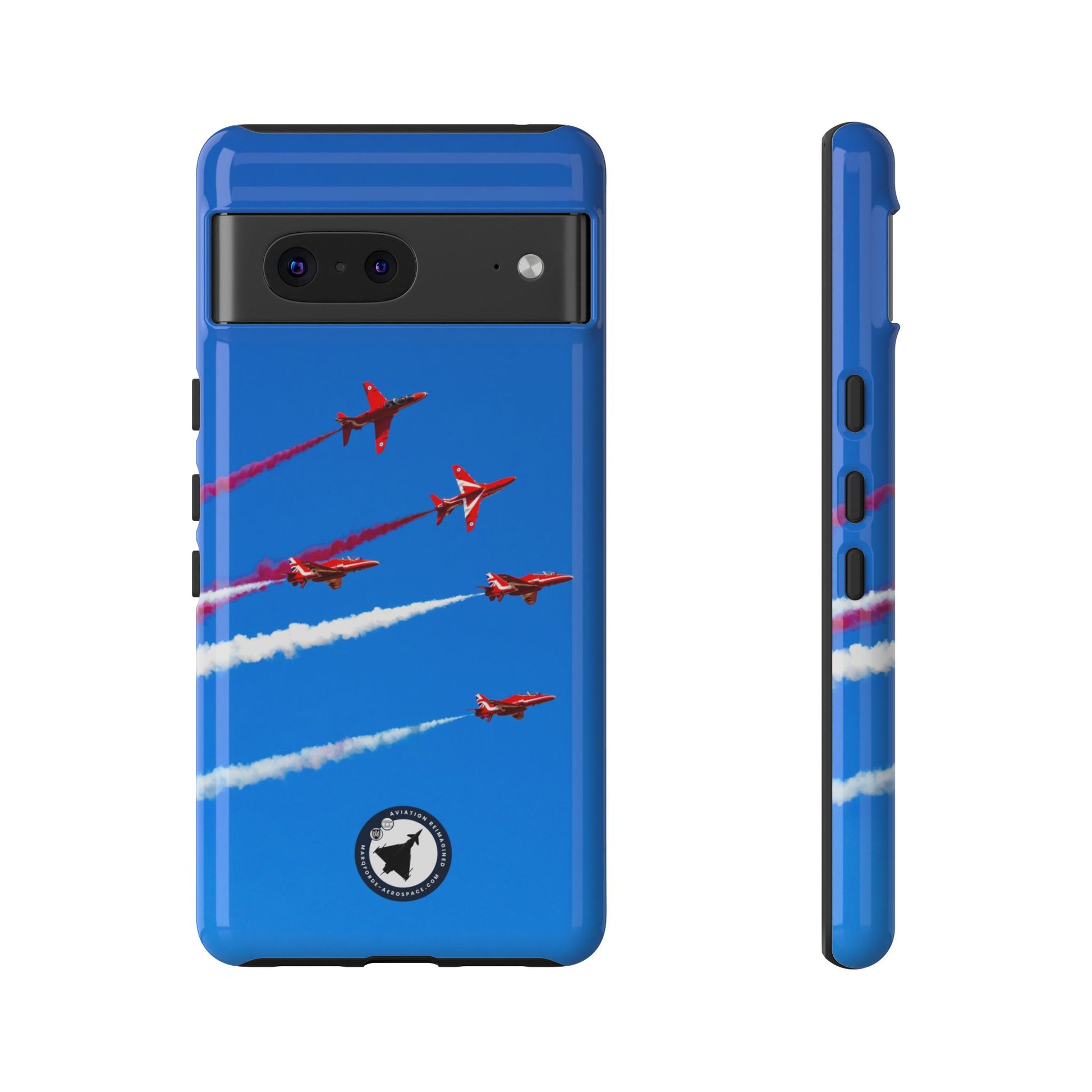 Red Arrows Hawk jets display aviation photo Google Pixel tough phone case – view 6