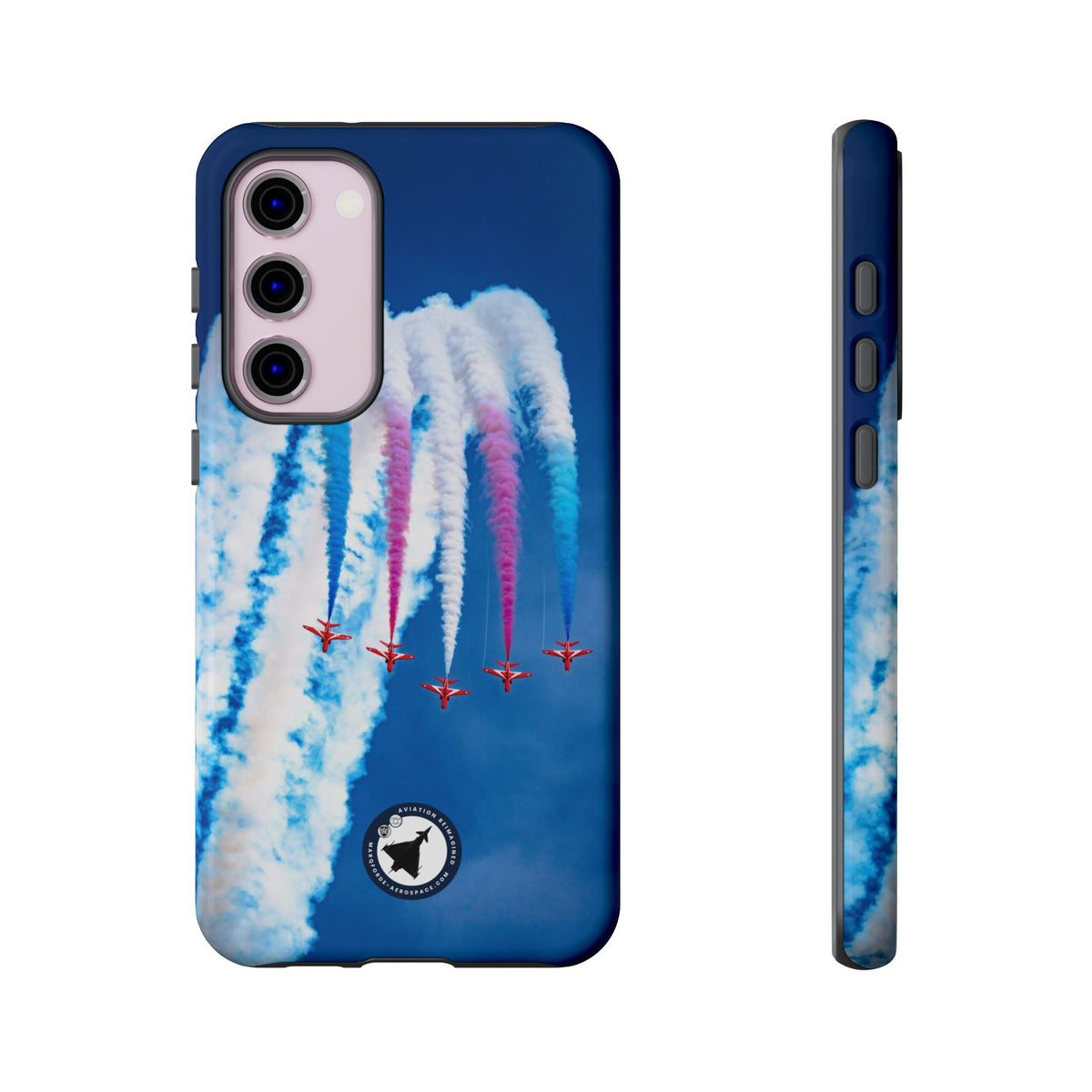 Red Arrows Apollo formation loop aviation photo Samsung Galaxy tough phone case – view 12