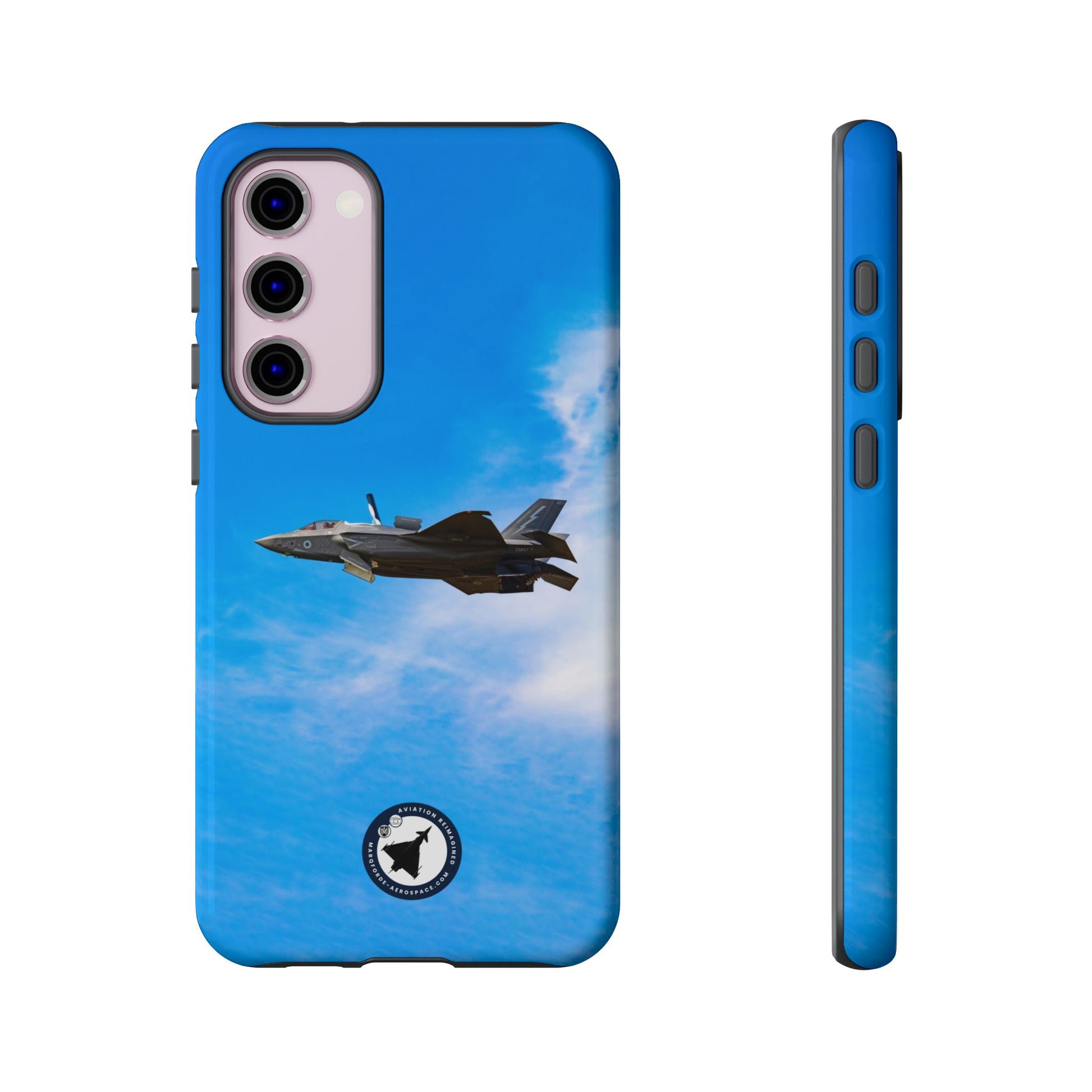 RAF F-35B Lightning hovering at RIAT aviation photo Samsung Galaxy tough phone case – view 12