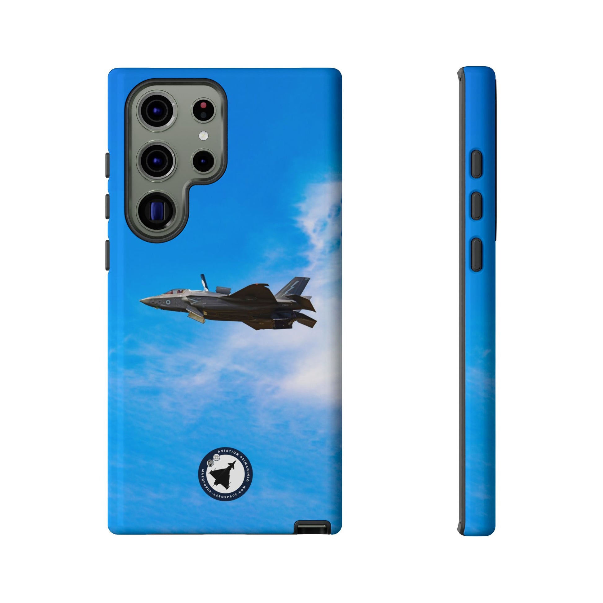 RAF F-35B Lightning hovering at RIAT aviation photo Samsung Galaxy tough phone case – view 11