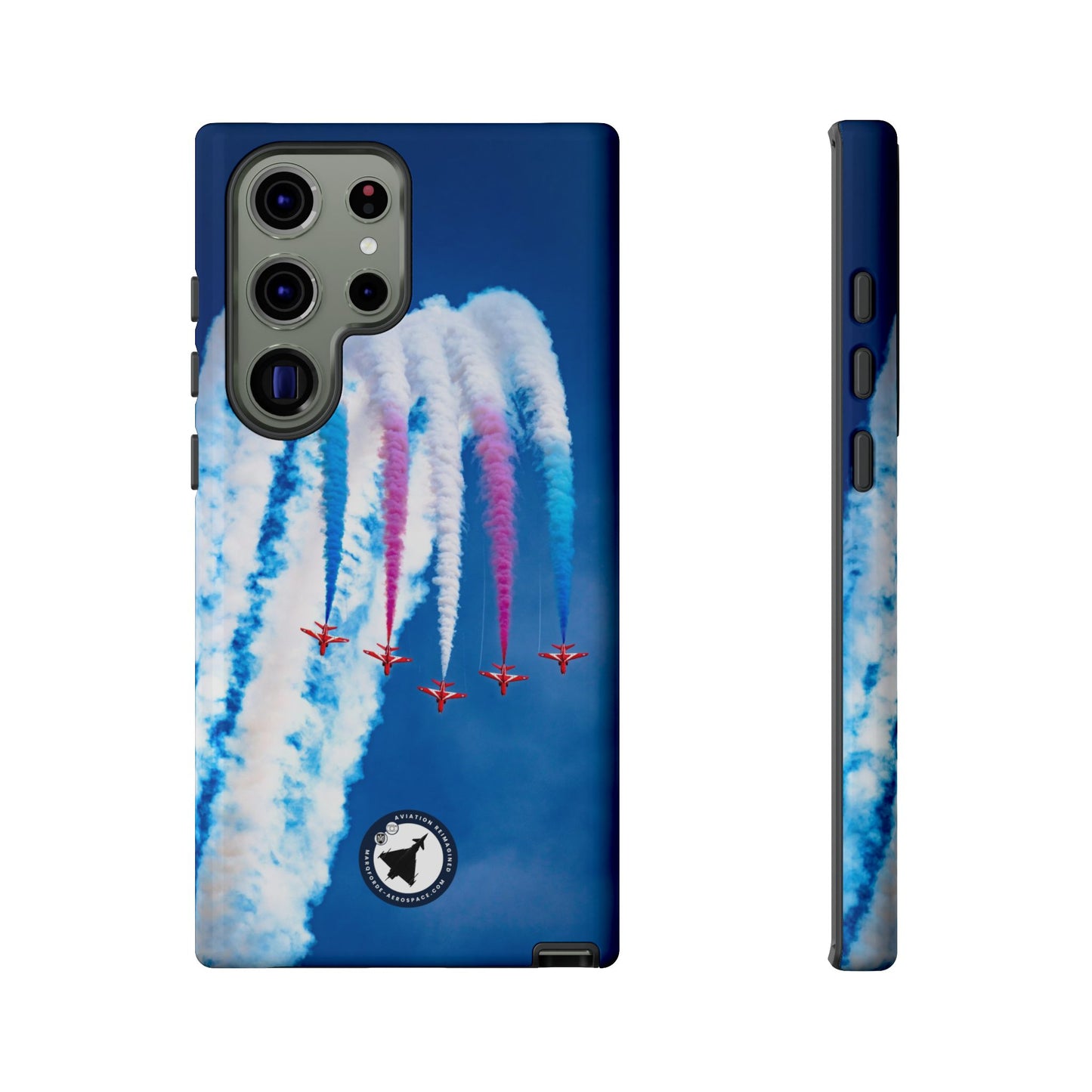 Red Arrows Apollo formation loop aviation photo Samsung Galaxy tough phone case – view 11