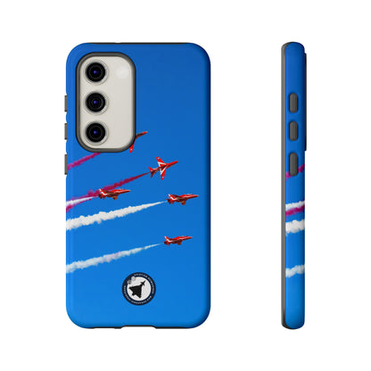 Red Arrows Hawk jets display aviation photo Samsung Galaxy tough phone case – view 10