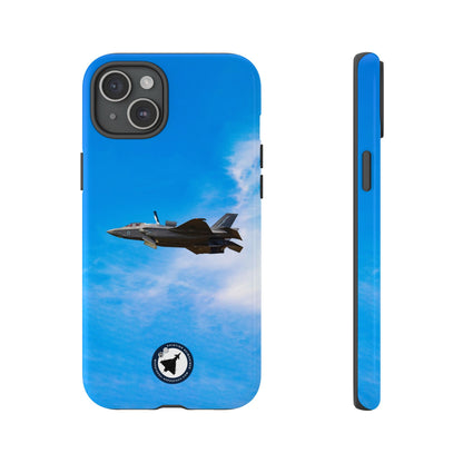 RAF F-35B Lightning hovering at RIAT aviation photo iPhone tough phone case – view 12