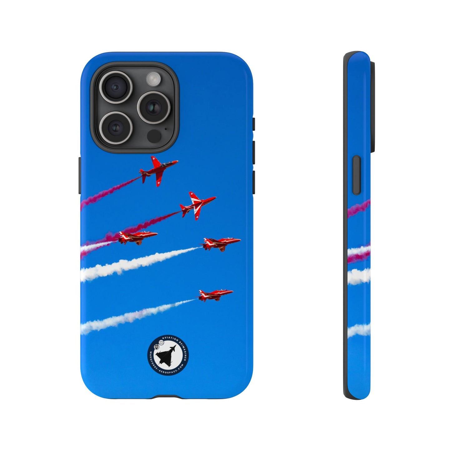 Red Arrows Hawk jets display aviation photo iPhone tough phone case – view 11