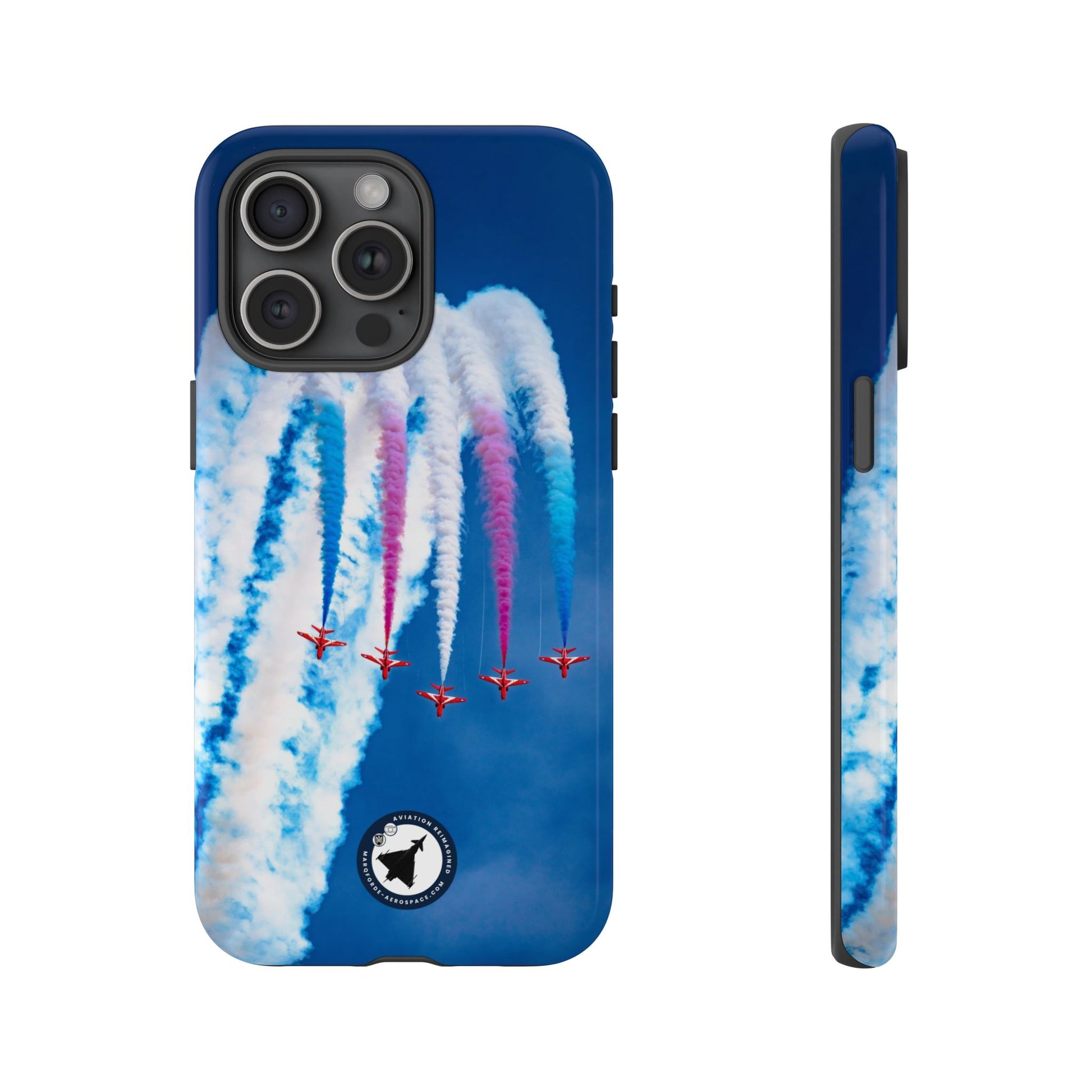 Red Arrows Apollo formation loop aviation photo iPhone tough phone case – view 11