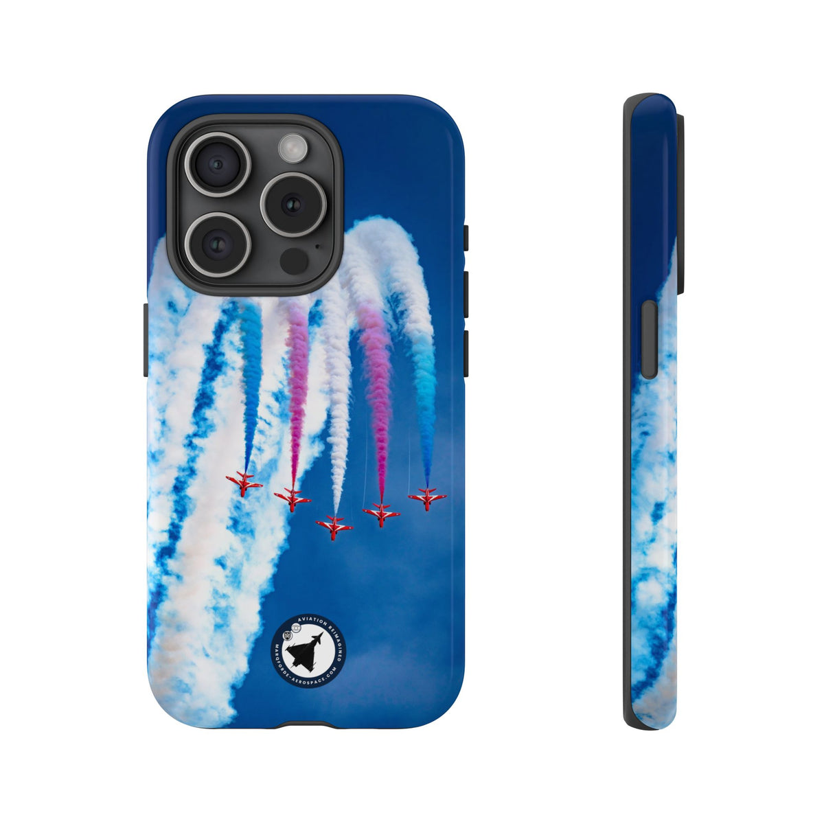 Red Arrows Apollo formation loop aviation photo iPhone tough phone case – view 10