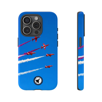 Red Arrows Hawk jets display aviation photo iPhone tough phone case – view 10