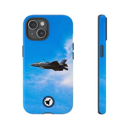 RAF F-35B Lightning hovering at RIAT aviation photo iPhone tough phone case – view 9