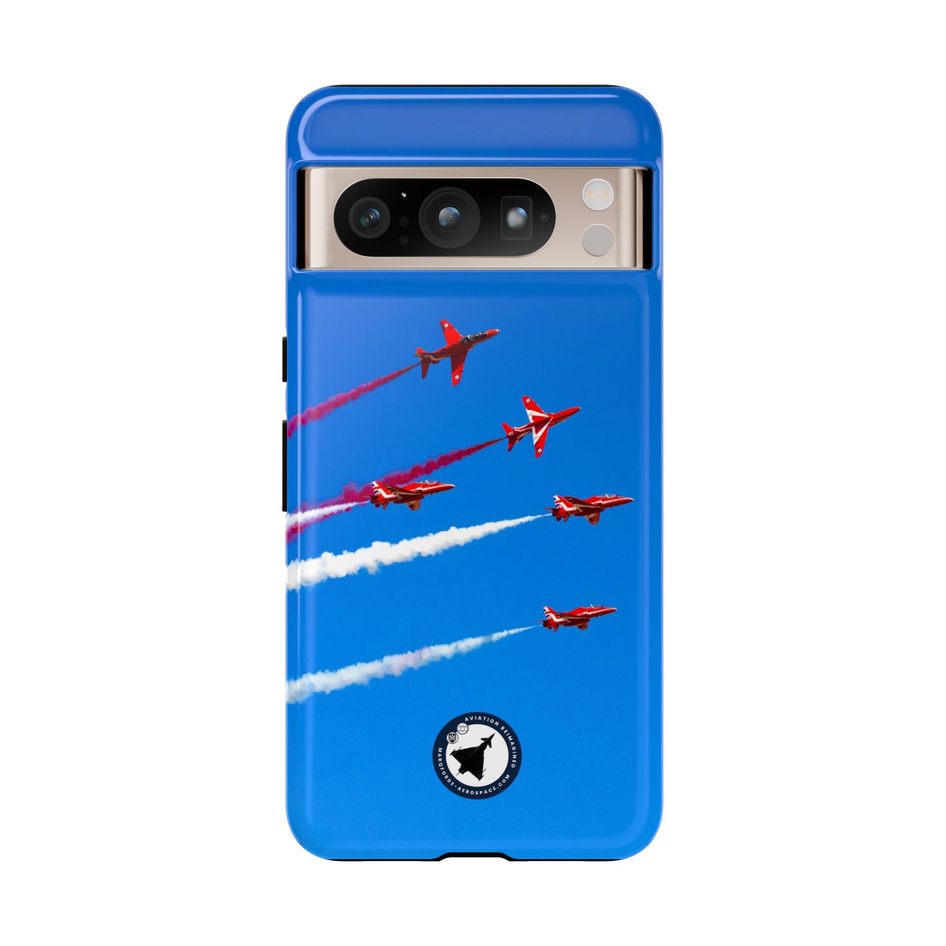 Red Arrows Hawk jets display aviation photo Google Pixel tough phone case – view 2