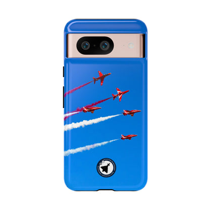 Red Arrows Hawk jets display aviation photo Google Pixel tough phone case – view 3
