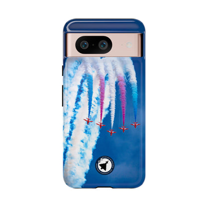 Red Arrows Apollo formation loop aviation photo Google Pixel tough phone case – view 3