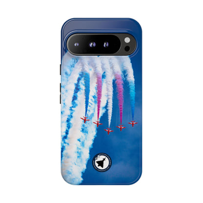 Red Arrows Apollo formation loop aviation photo Google Pixel tough phone case – view 4