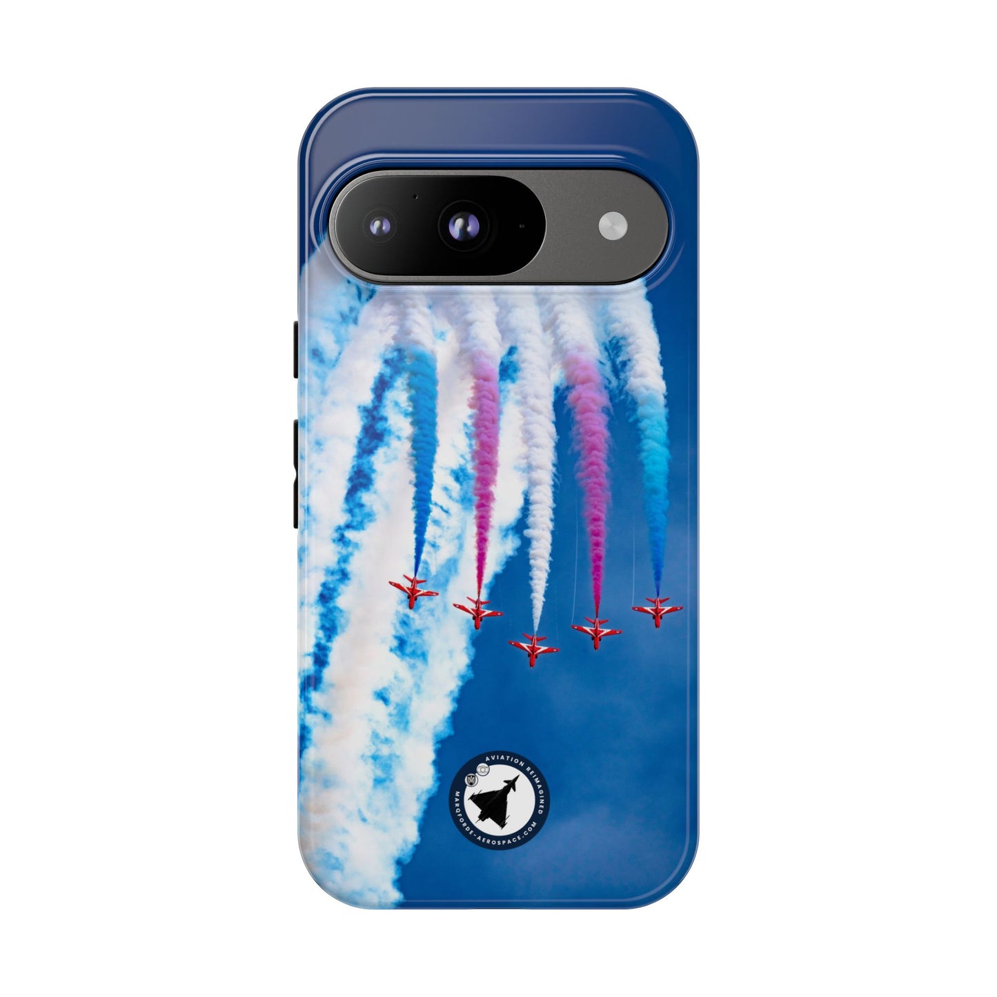 Red Arrows Apollo formation loop aviation photo Google Pixel tough phone case