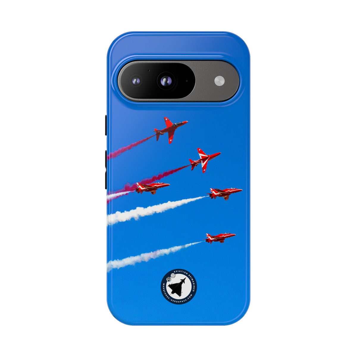 Red Arrows Hawk jets display aviation photo Google Pixel tough phone case