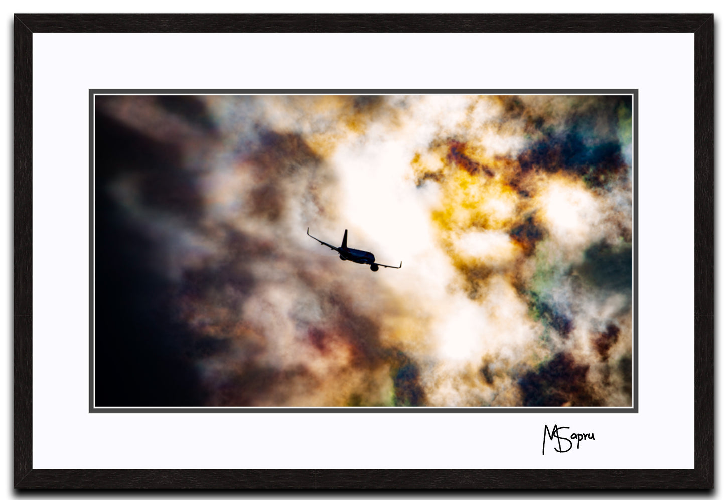 Close-Up of Airbus A320 Kaleidoscope Print – High-Quality Collector’s Edition