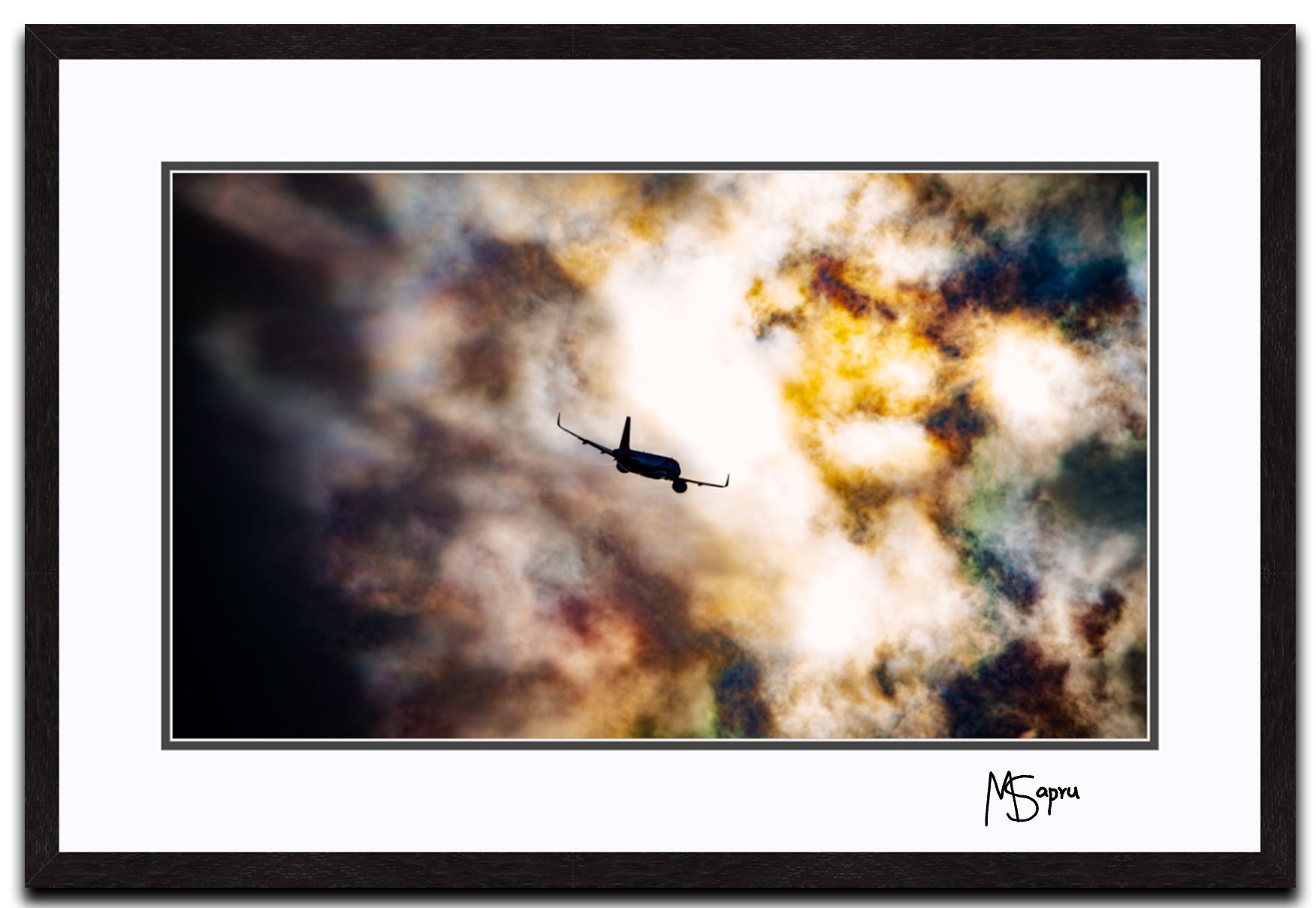 Close-Up of Airbus A320 Kaleidoscope Print – High-Quality Collector’s Edition