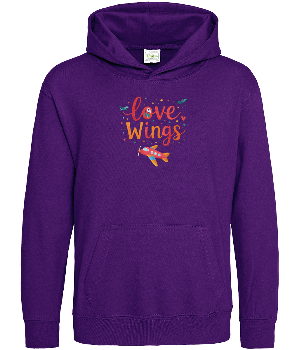 Premium Quality Love Wings Aviation Hoodie – Unisex Fit
