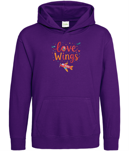 Premium Quality Love Wings Aviation Hoodie – Unisex Fit