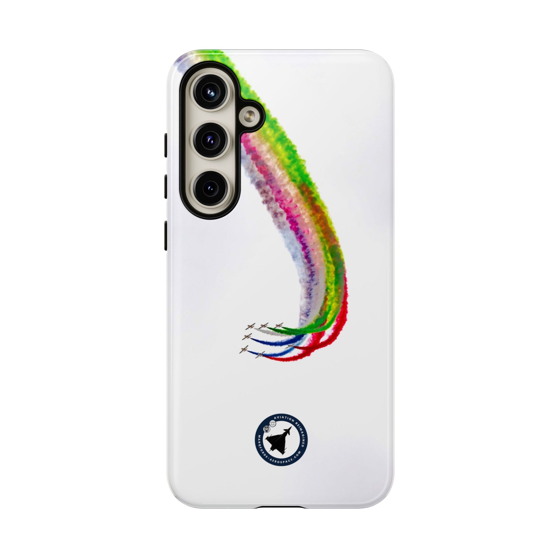 Al Fursan UAE aerobatic team formation descent aviation photo Samsung Galaxy tough phone case – view 2