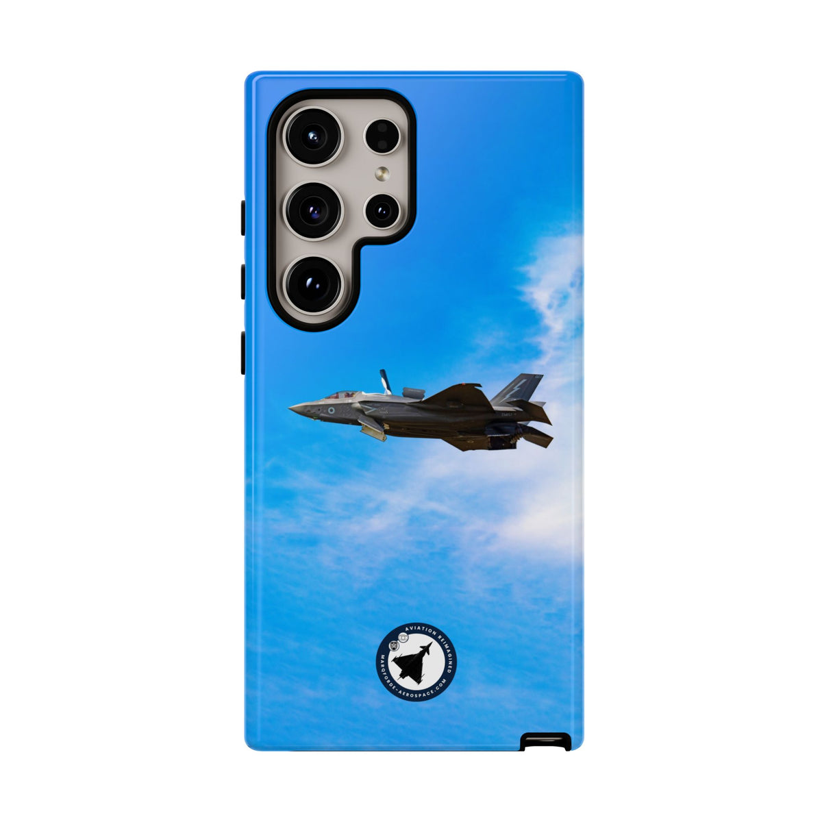 RAF F-35B Lightning hovering at RIAT aviation photo Samsung Galaxy tough phone case – view 3