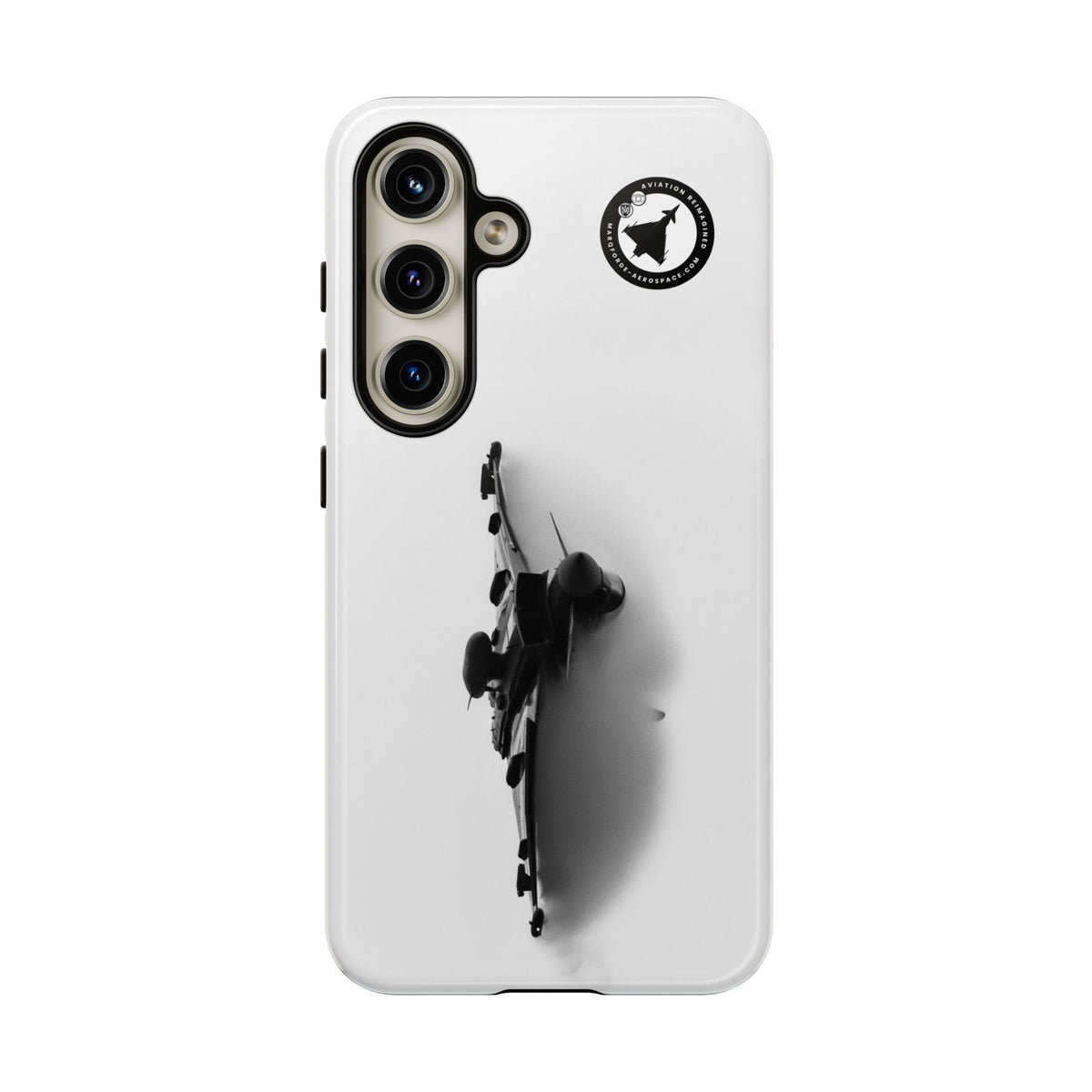 RAF Typhoon Display Team Blackjack jet at RIAT aviation photo Samsung Galaxy tough phone case – view 3