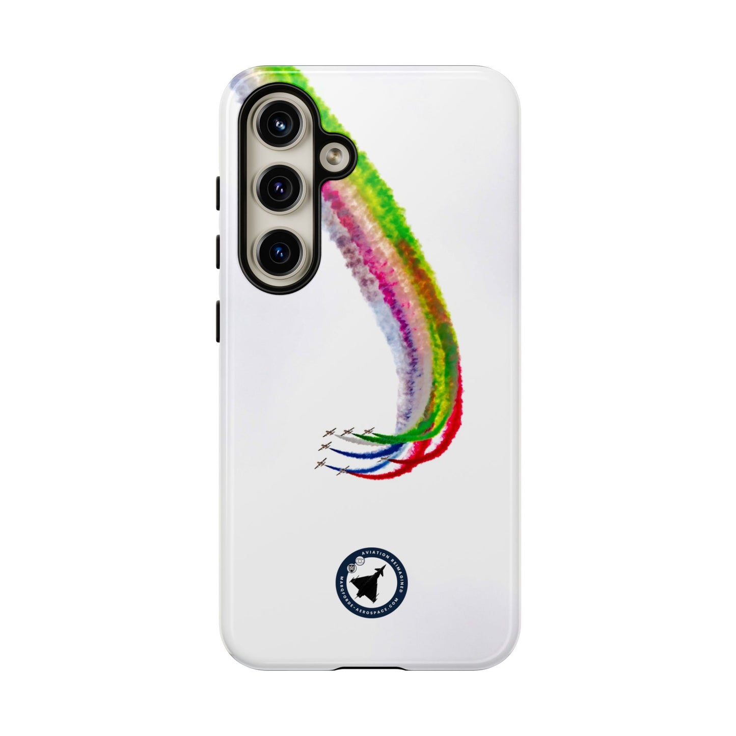 Al Fursan UAE aerobatic team formation descent aviation photo Samsung Galaxy tough phone case – view 4