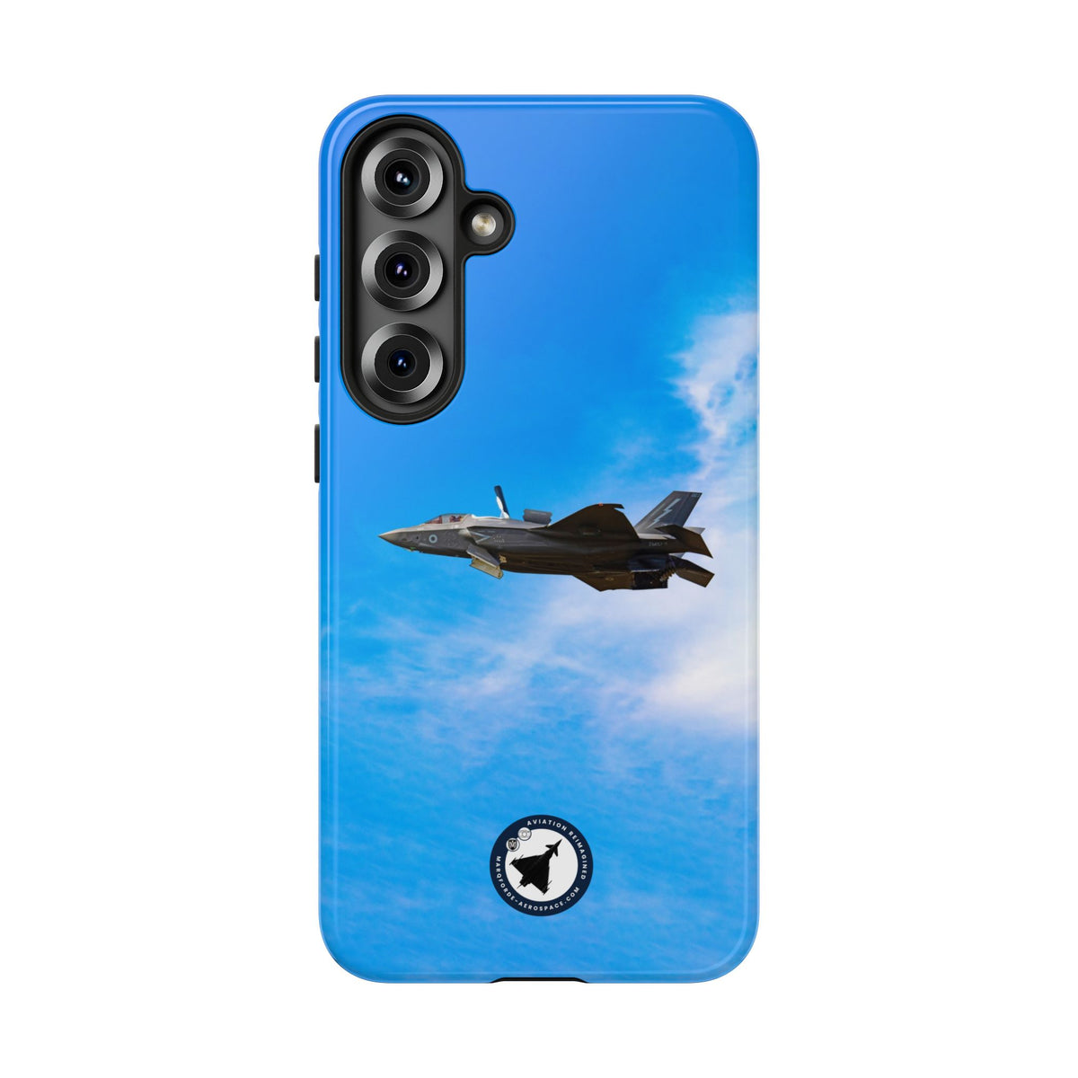 RAF F-35B Lightning hovering at RIAT aviation photo Samsung Galaxy tough phone case – view 5