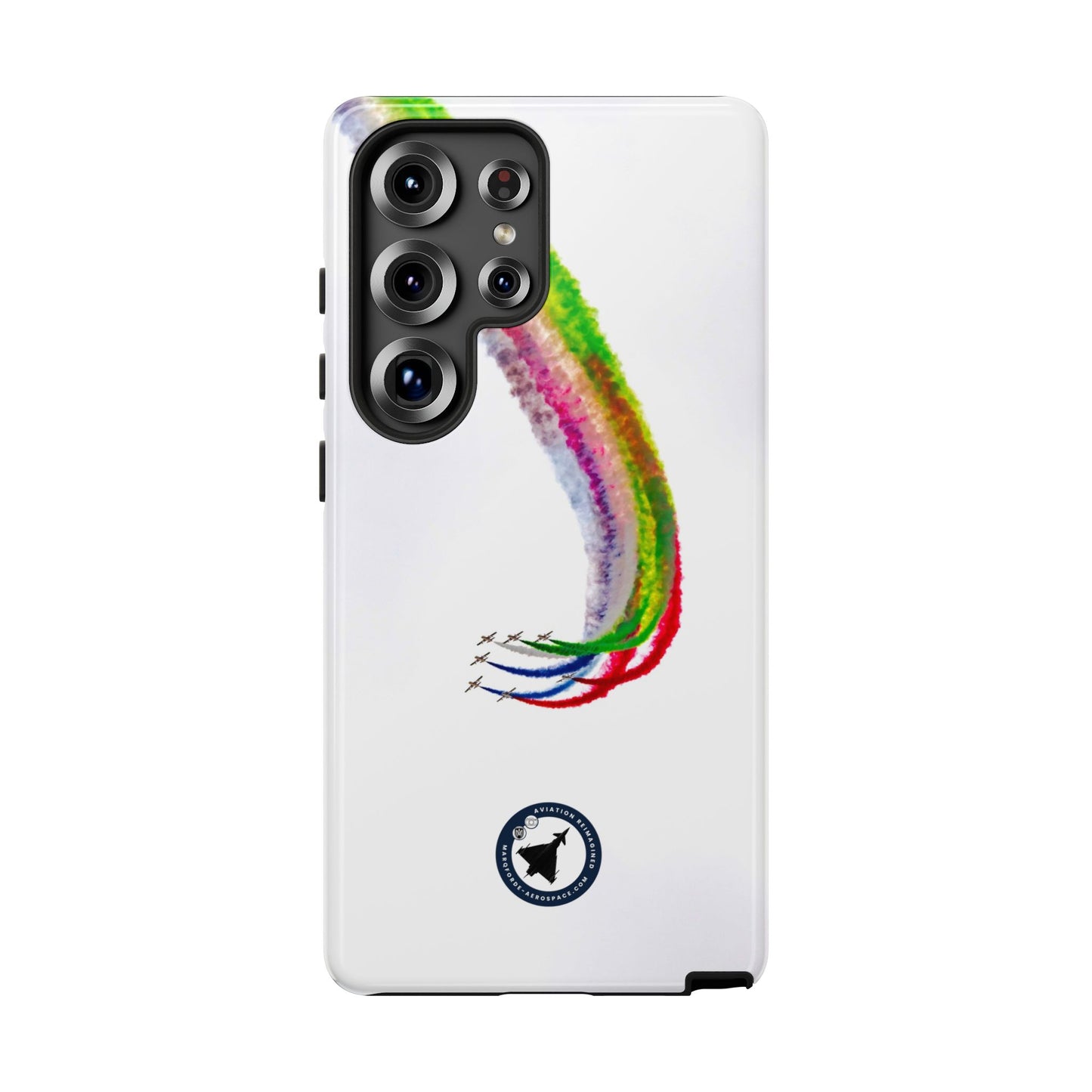 Al Fursan UAE aerobatic team formation descent aviation photo Samsung Galaxy tough phone case – view 6