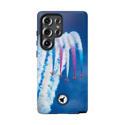 Red Arrows Apollo formation loop aviation photo Samsung Galaxy tough phone case – view 5