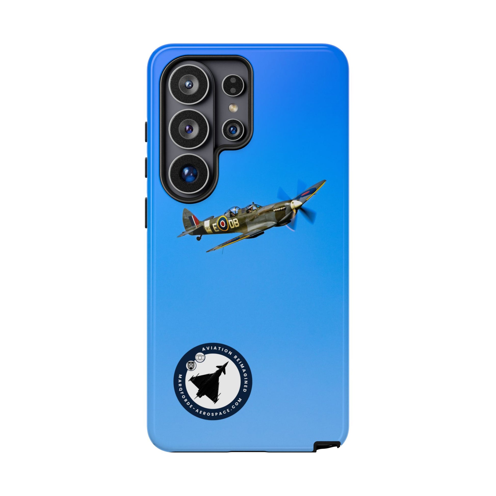 Aero Legends Spitfire DB-E NH341 aviation photo Samsung Galaxy tough phone case – view 3