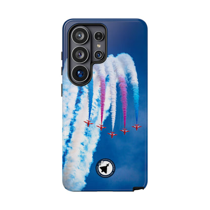 Red Arrows Apollo formation loop aviation photo Samsung Galaxy tough phone case – view 8