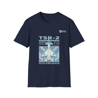 Tactical Tribute aviation graphic on a navy unisex t-shirt