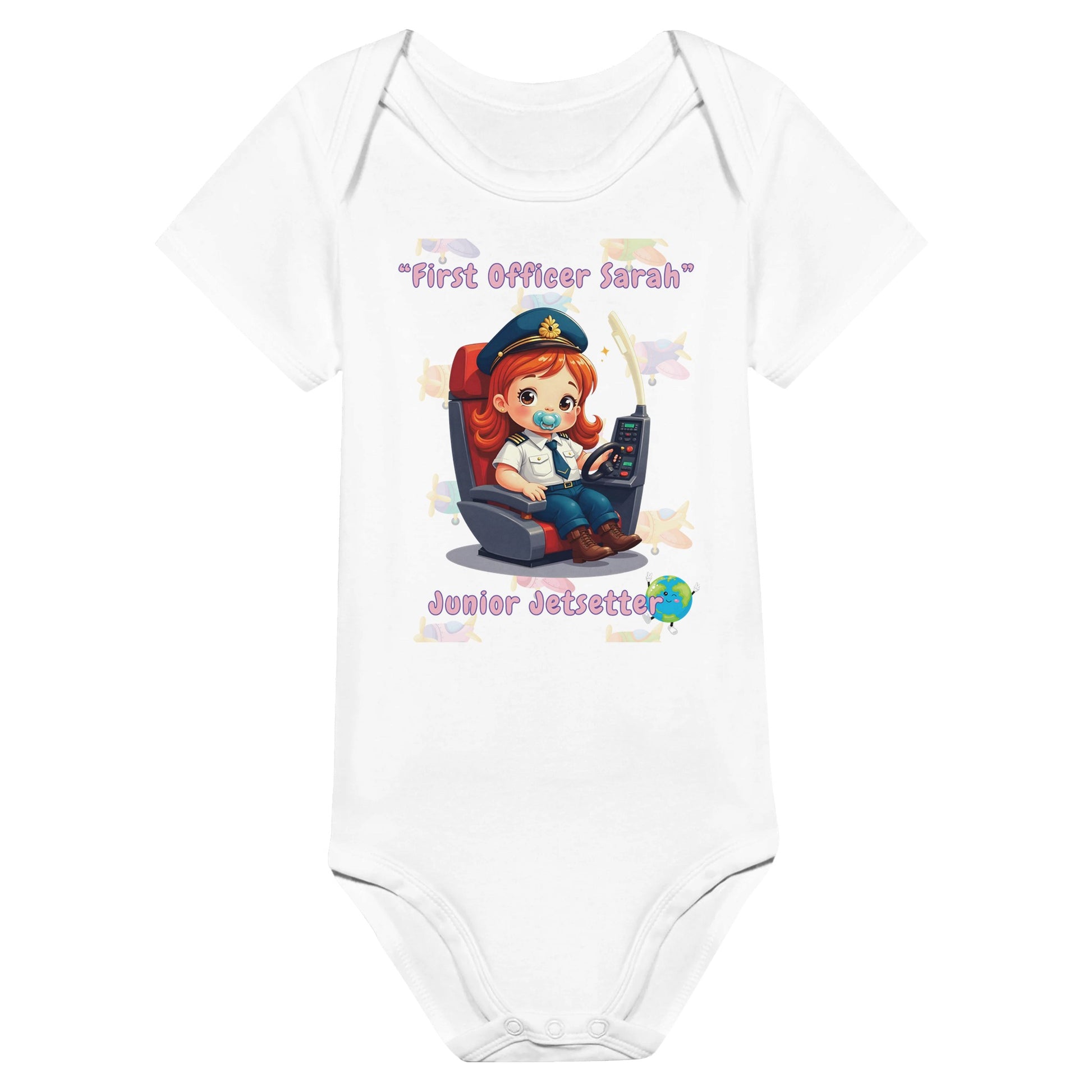 Junior Jetsetter Bodysuit – Lightweight & Breathable Baby Wear