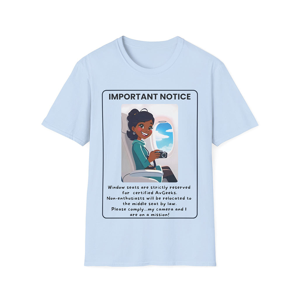 Window Seats Are For AvGeeks Shirt – Bold Aviation Statement