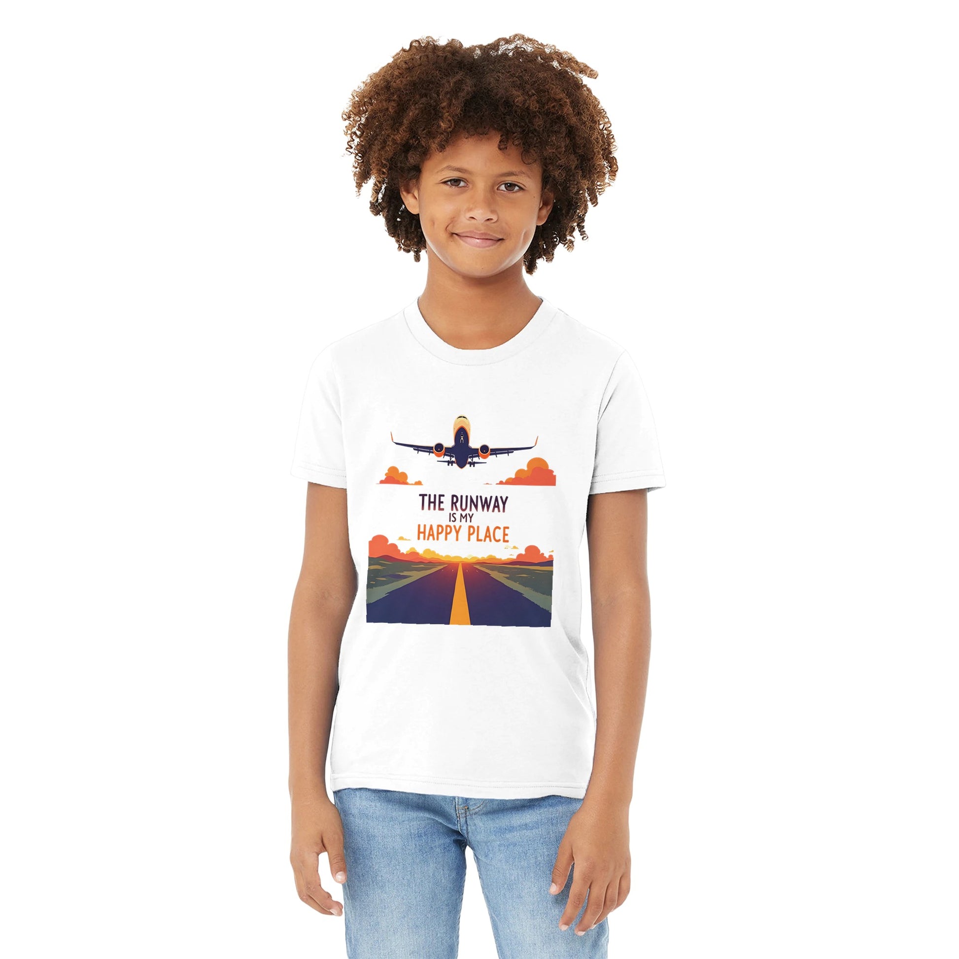 Exclusive The Runway Is My Happy Place Tee – Comfortable & Durable