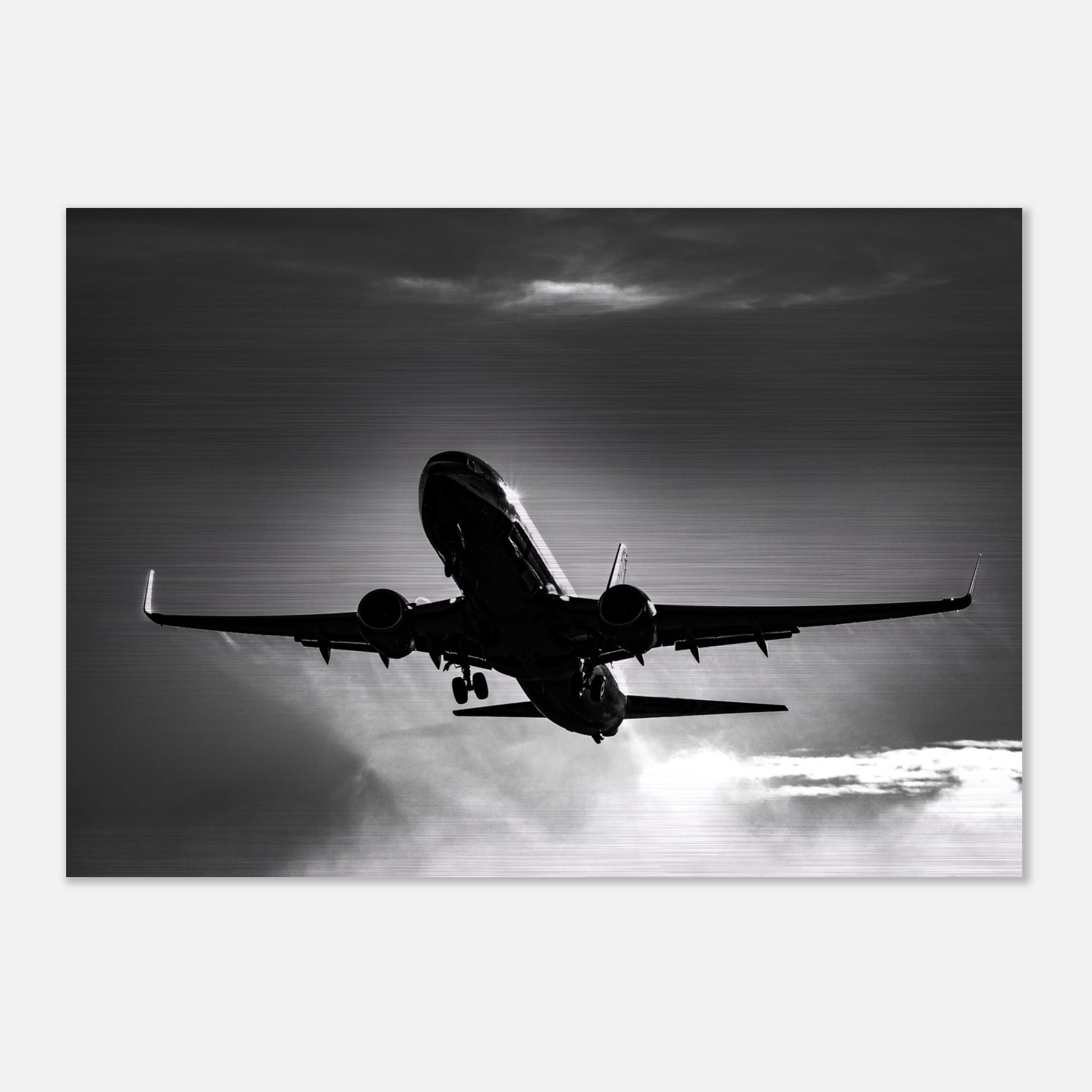 Jet2 Boeing 737 Taking Off in Fog – High-Definition Aircraft Art Print