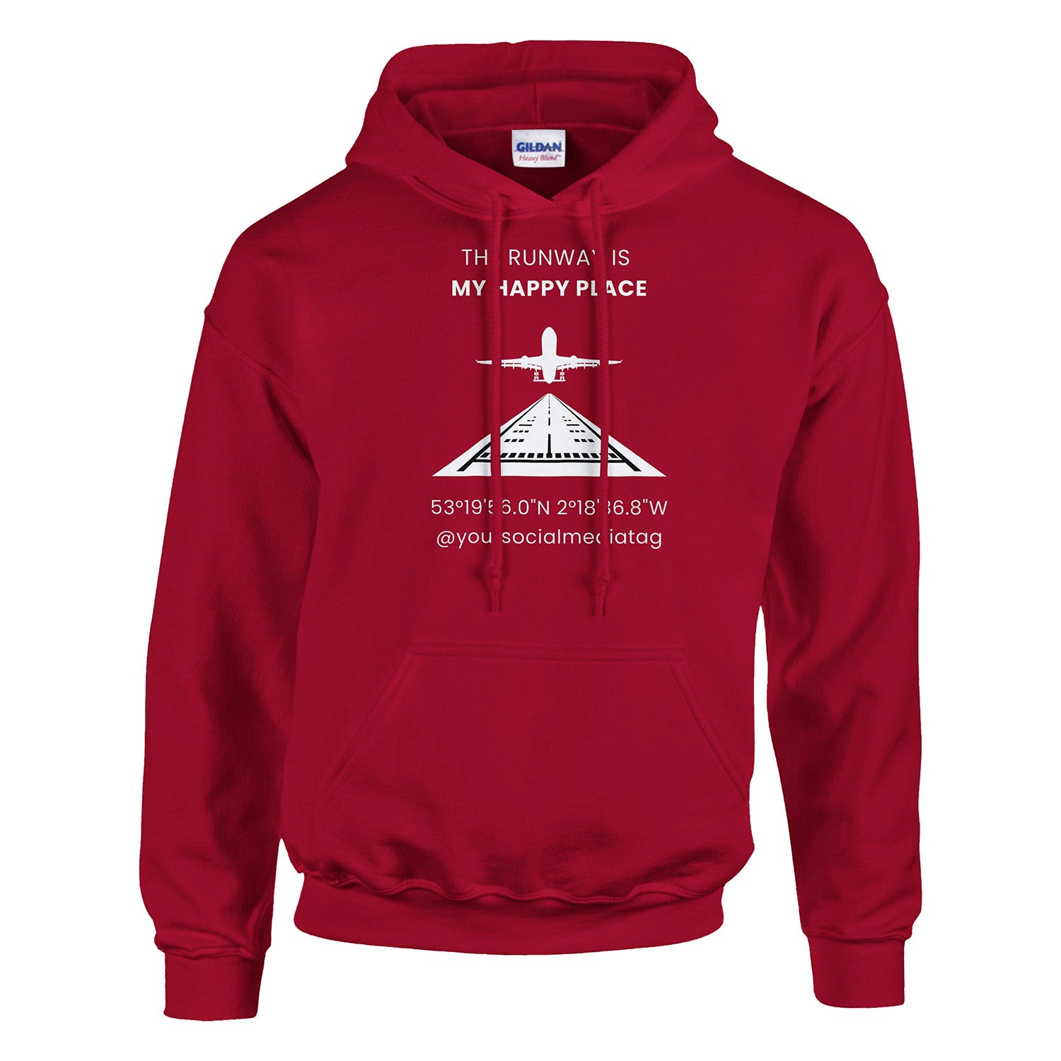 The Runway Is My Happy Place Unisex T-Shirt – Aviation Enthusiast Apparel