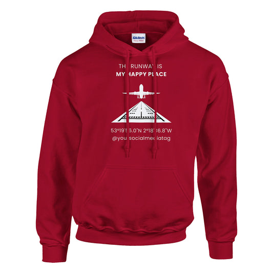 The Runway Is My Happy Place Unisex T-Shirt – Aviation Enthusiast Apparel