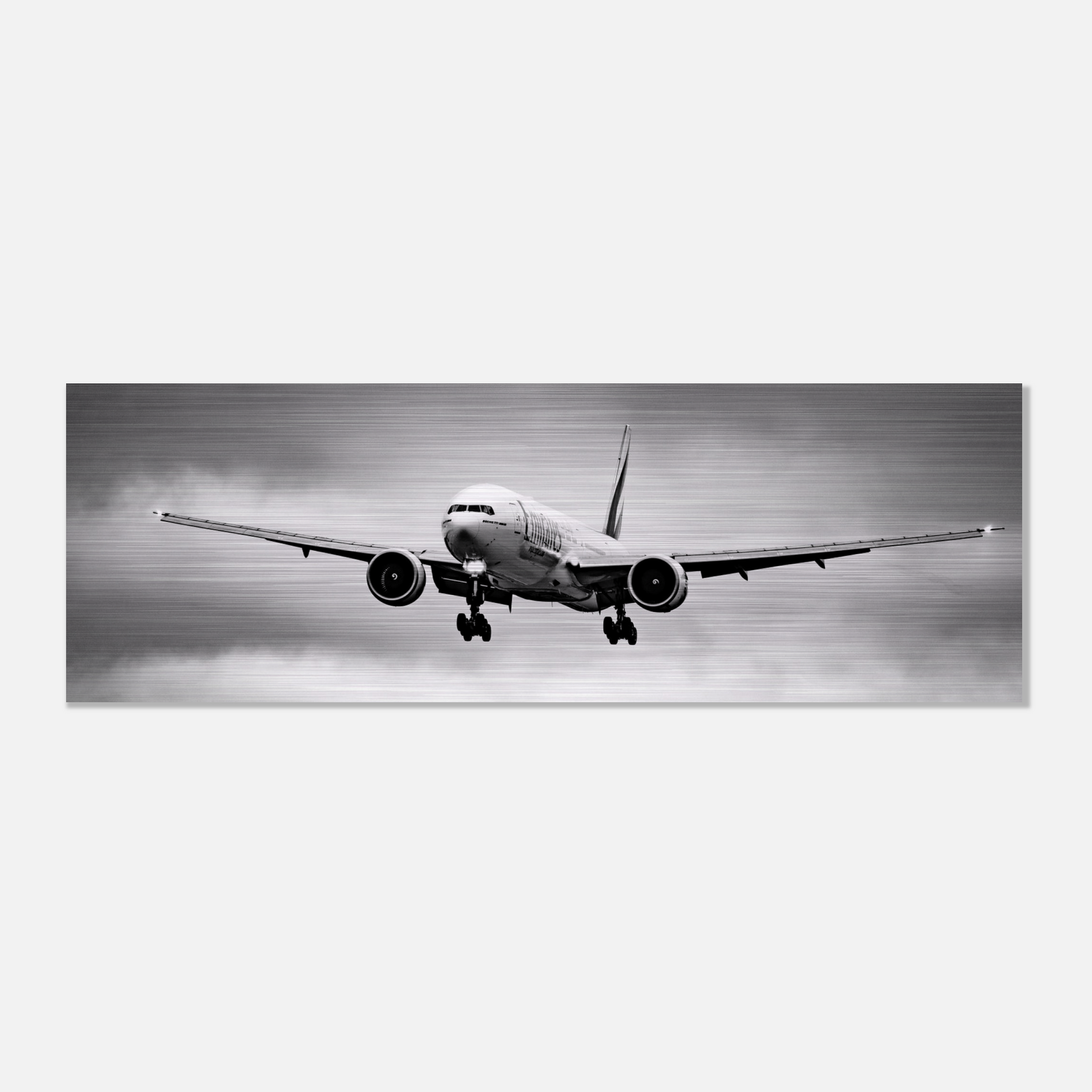 Aviation Wall Art – Emirates Boeing 777-300ER on Final Approach