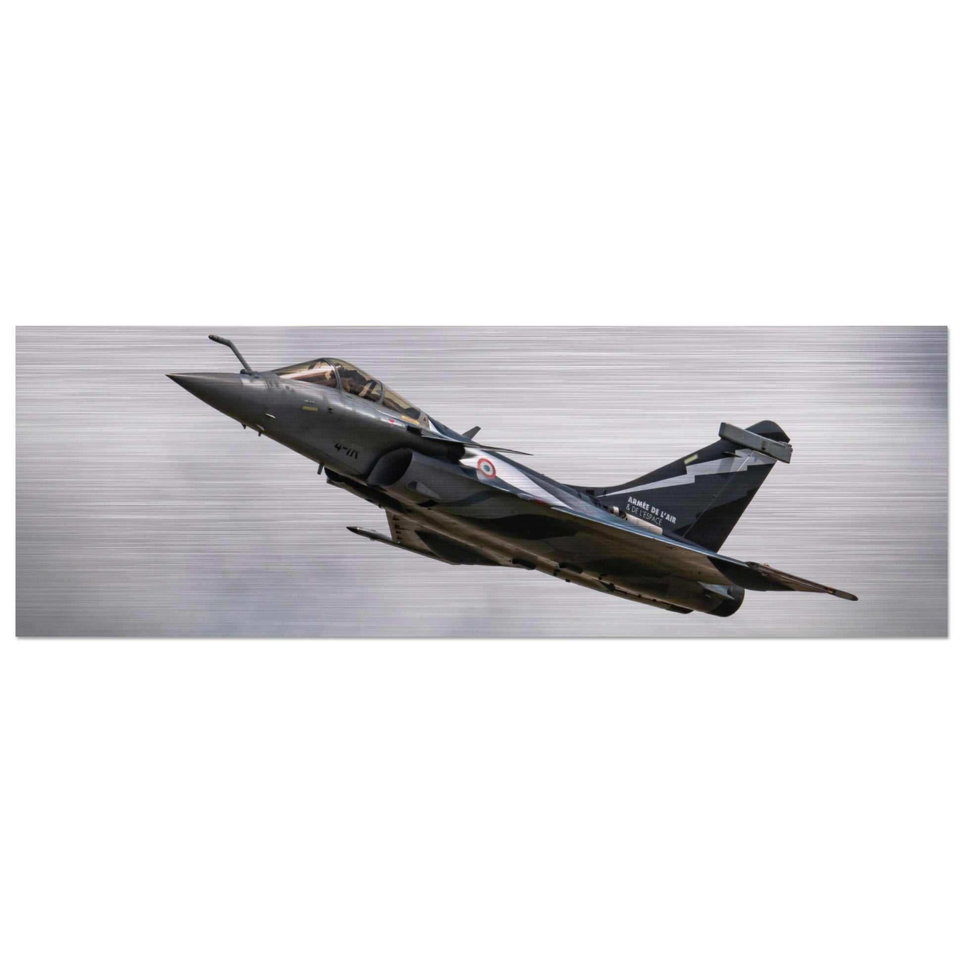 Close-Up of Dassault Rafale Aluminum Print – High-Quality Finish