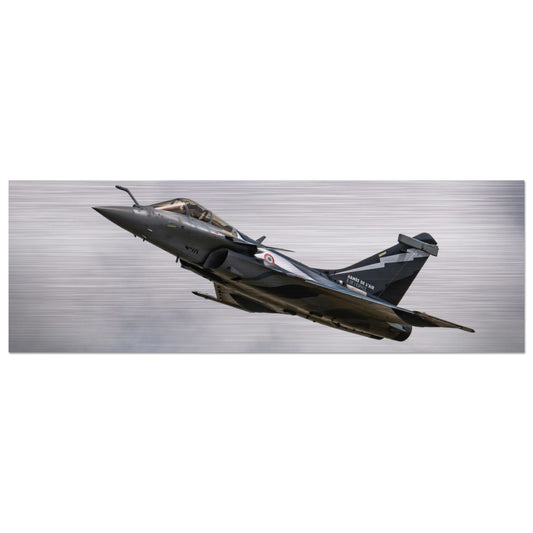 Close-Up of Dassault Rafale Aluminum Print – High-Quality Finish