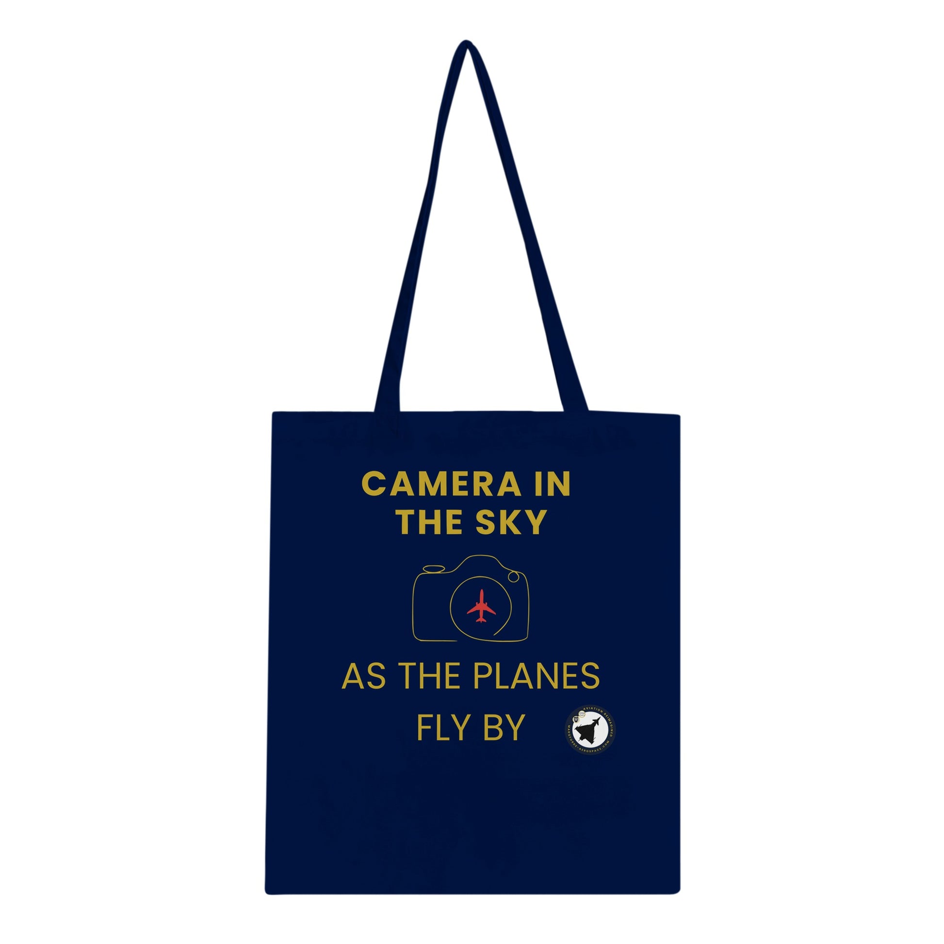 Premium Quality Tote Bag for Aviation Enthusiasts – Dark Version