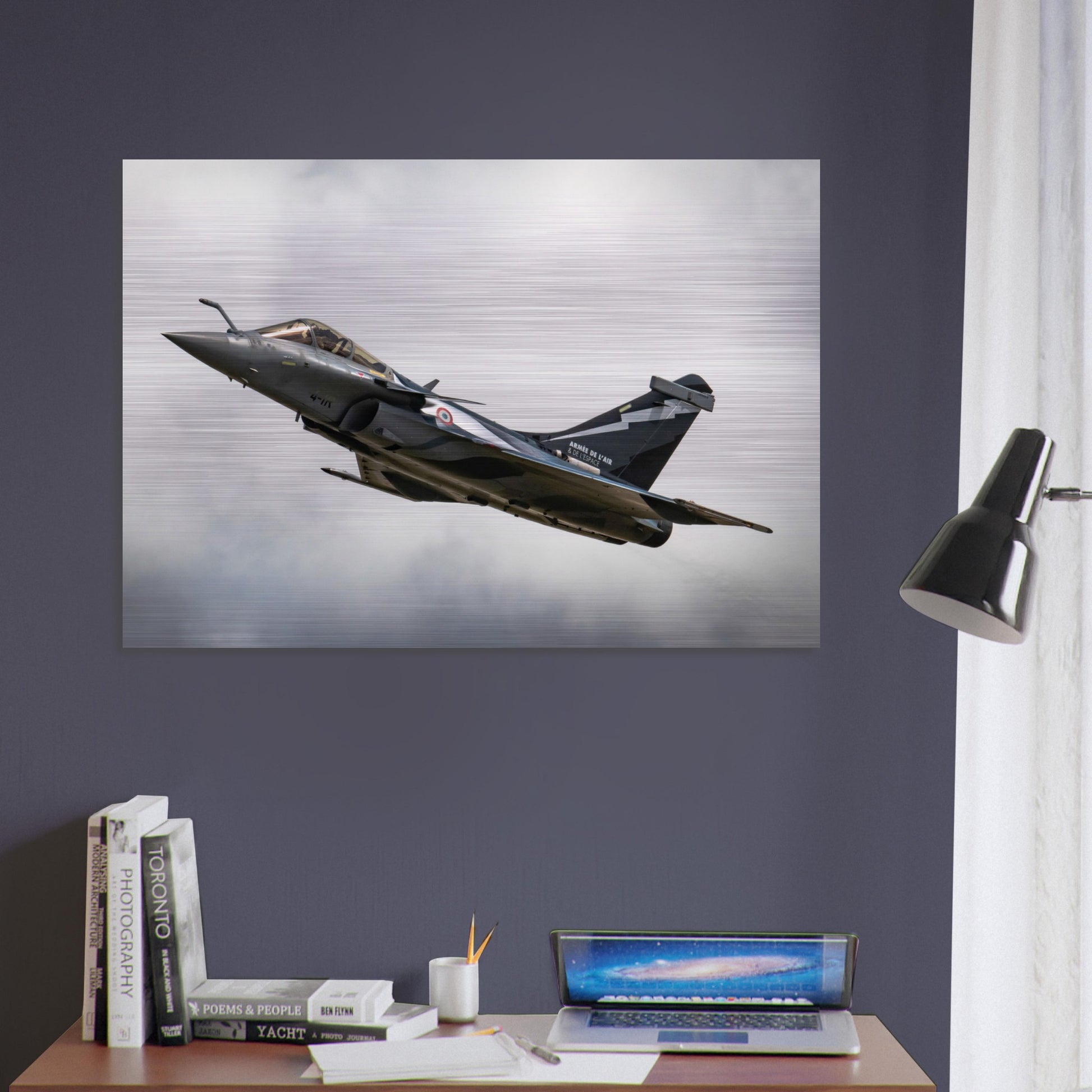 Aviation Collector’s Dassault Rafale Brushed Aluminium Display Piece