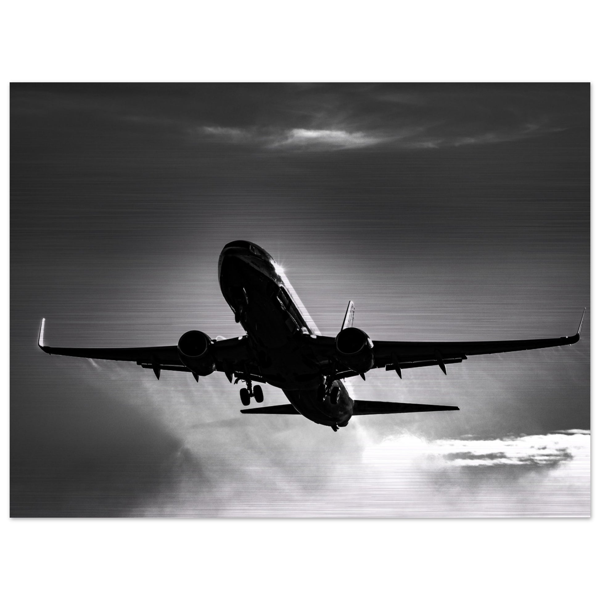Aviation Wall Art – Jet2 Boeing 737 Taking Off in Misty Conditions