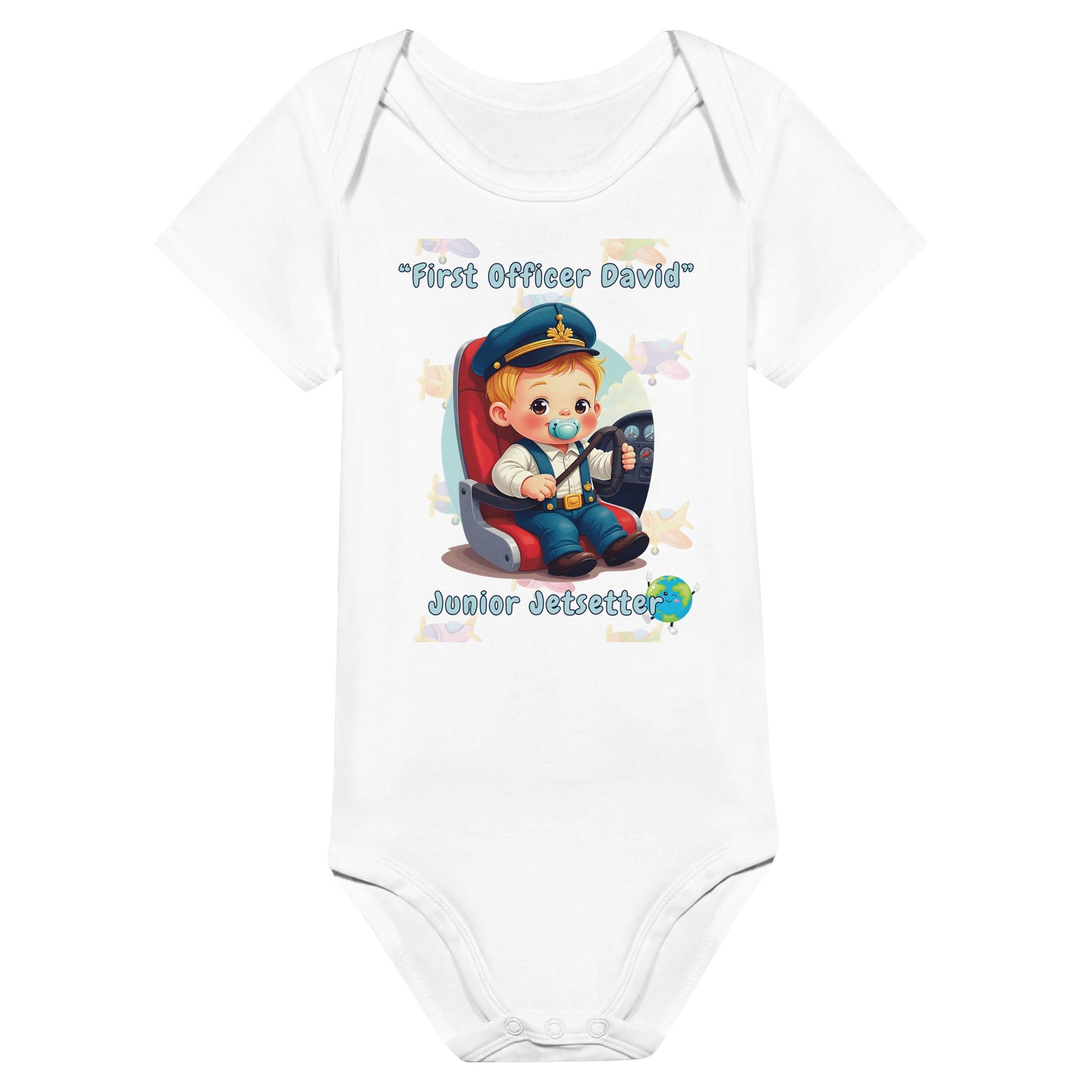 Aviation Baby Bodysuit – Perfect Gift for Newborn Boys